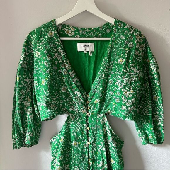 BA&SH Aria Cutout Midi Dress - Picture 4 of 7